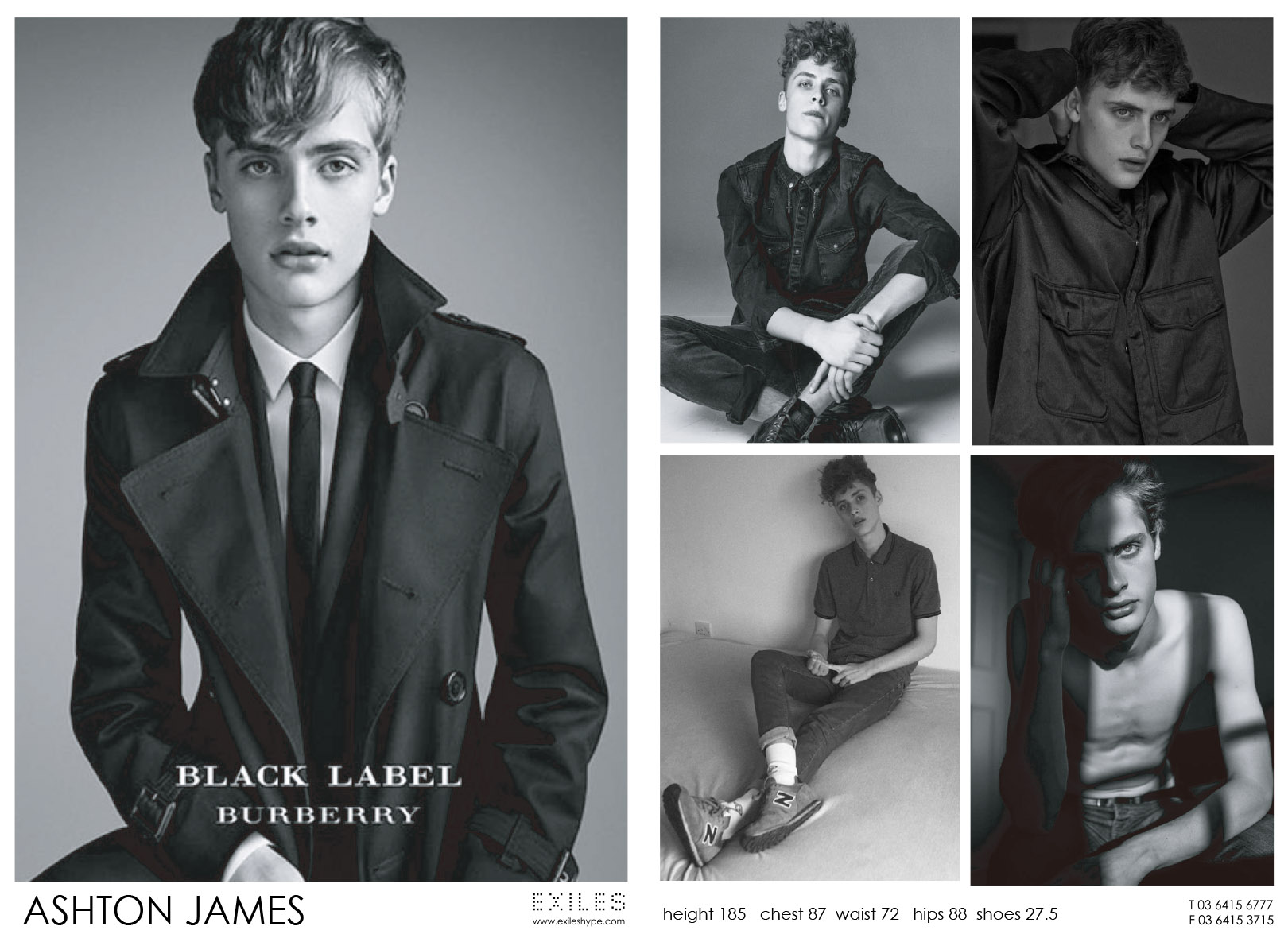 ASHTON JAMES MODELS PROFILE EXILESHYPE INC.